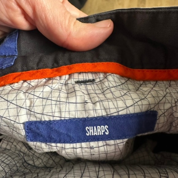 Spoke Sharps Build B Waist 36 Charcoal Chino Pants Mens Casual Trousers - Picture 7 of 9